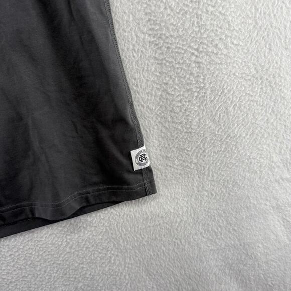 Reining Champ Shirt Men's XL Gray Blank Solid Crewneck Basic Crew Casual Cotton - Picture 3 of 11